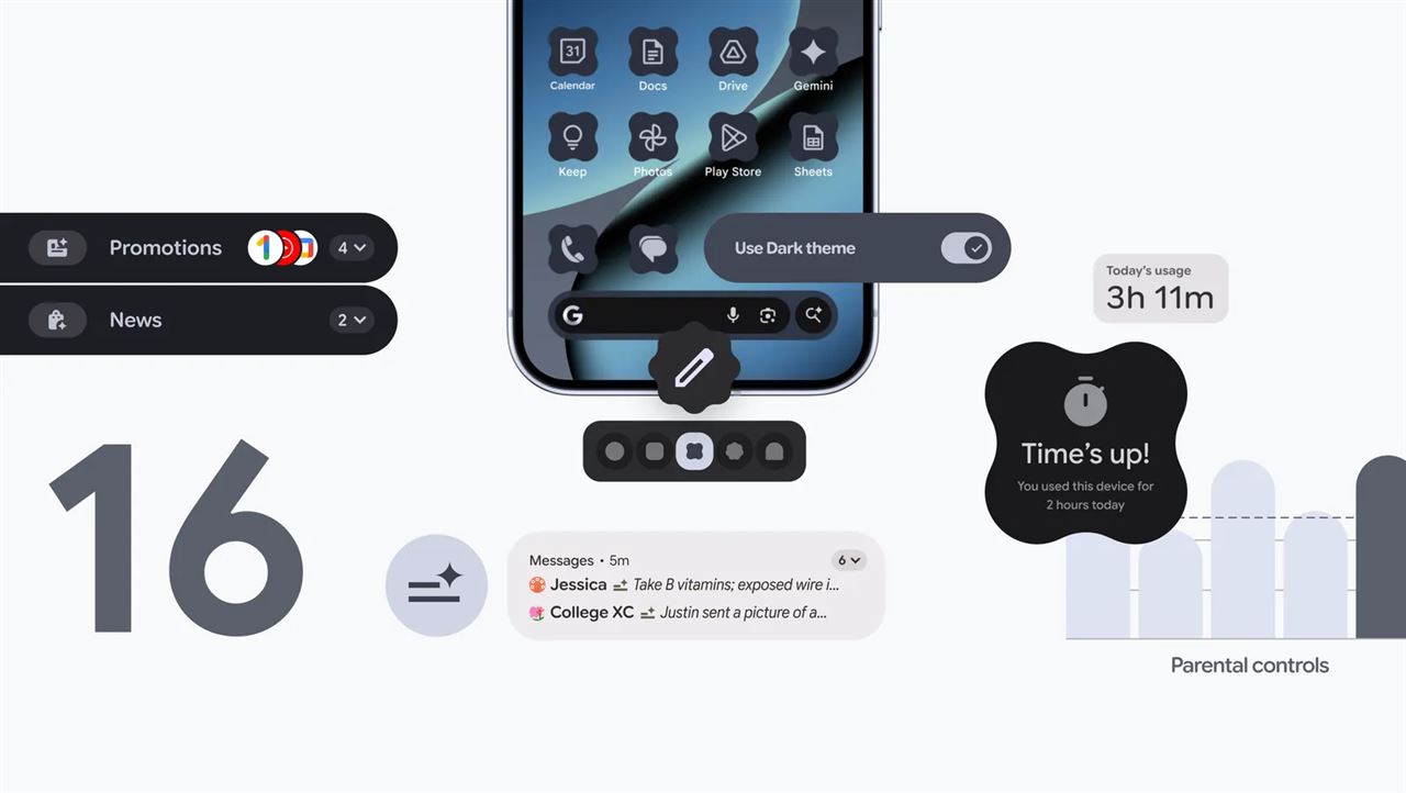 Android 16新功能：新增AI...