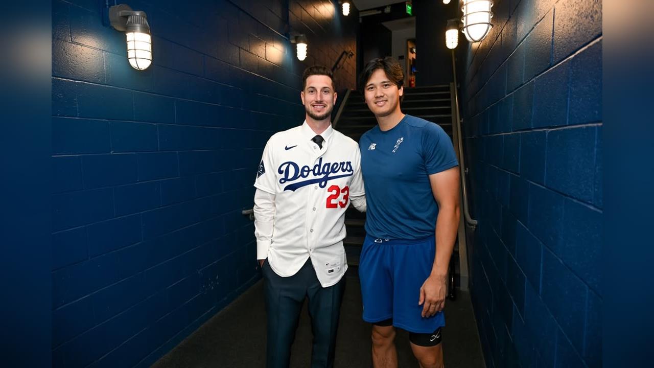 谷巨肌！道奇官方攝影師曝大谷、塔克合照　網驚呆：太狂了...