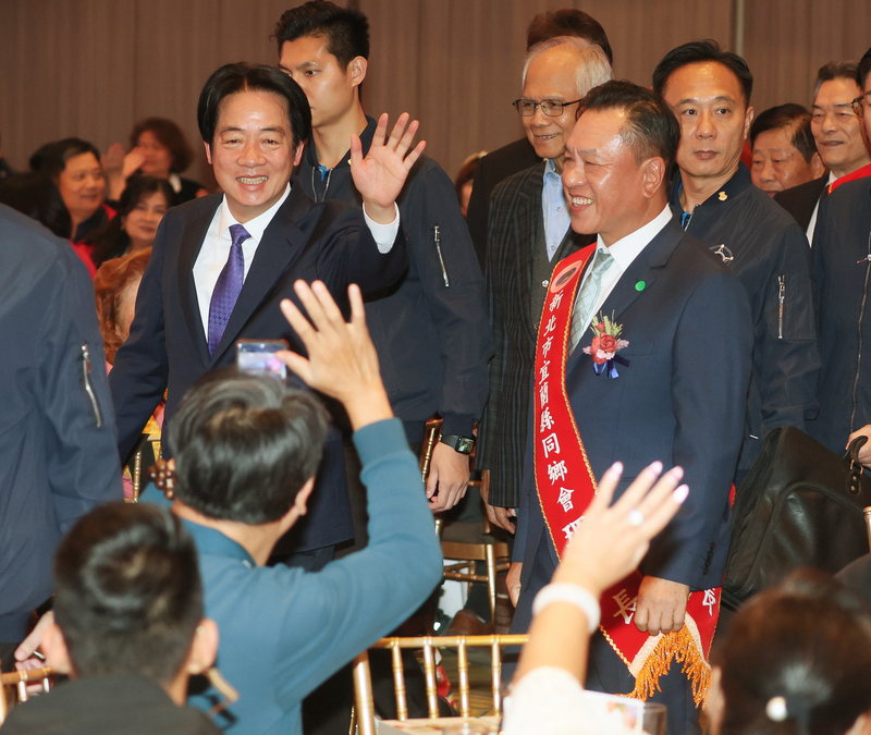 出席新北宜蘭縣同鄉會會員大會　賴總統...