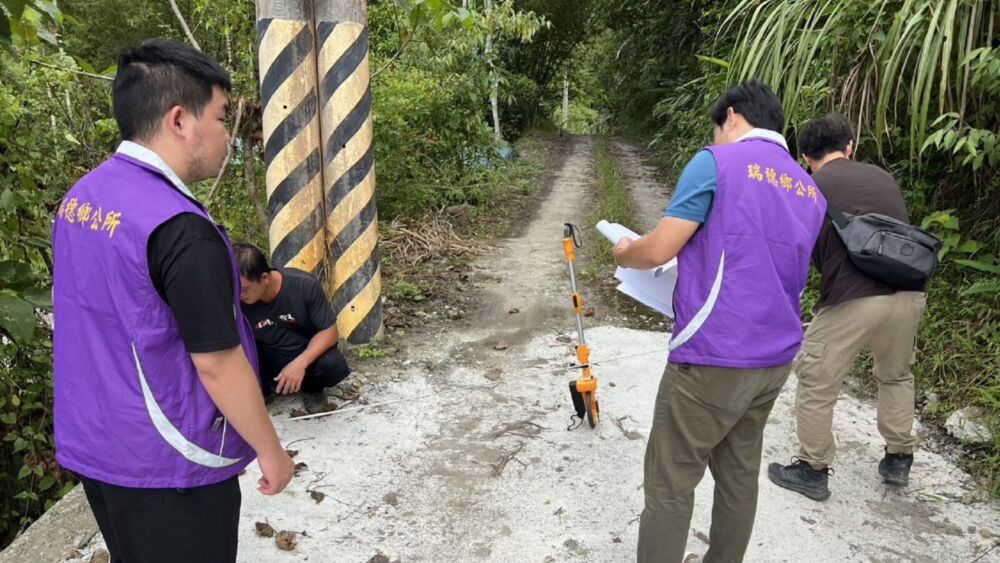 鶴岡安夜溪農路今恢復通行　吳萬德：災...