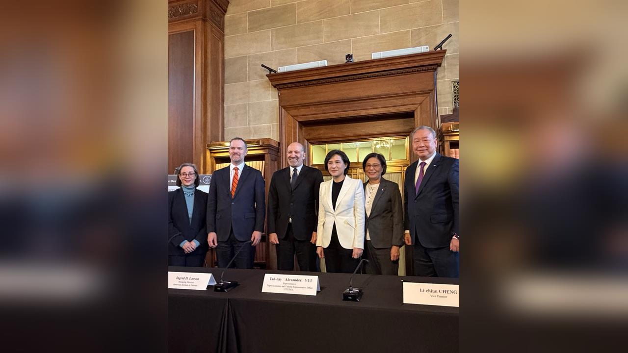 美台關稅15% 鄭麗君:全球首個取得美232條款關稅優惠