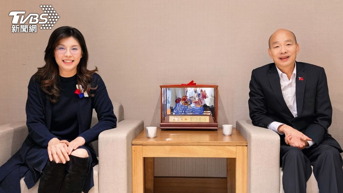 上任20天拜會韓國瑜 鄭麗文：黨部是最強後盾