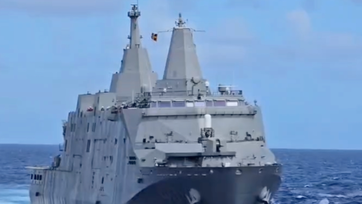 台美兩棲艦艇協同操演！ 傳海軍船塢運輸艦玉山艦曾赴美航訓一個月