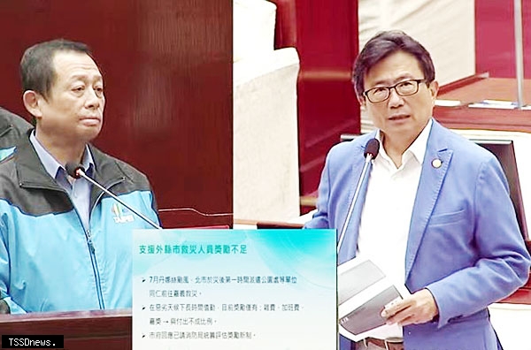 支援外縣市救災 議員：應建榮譽假制度