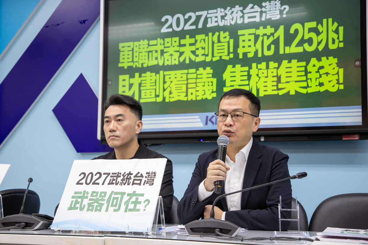 拒被扣紅帽 國民黨草擬1.25兆軍費版本