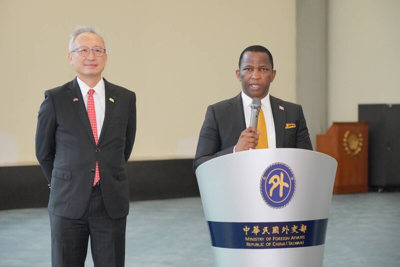 史瓦帝尼王國眾議院議長訪台 (圖)