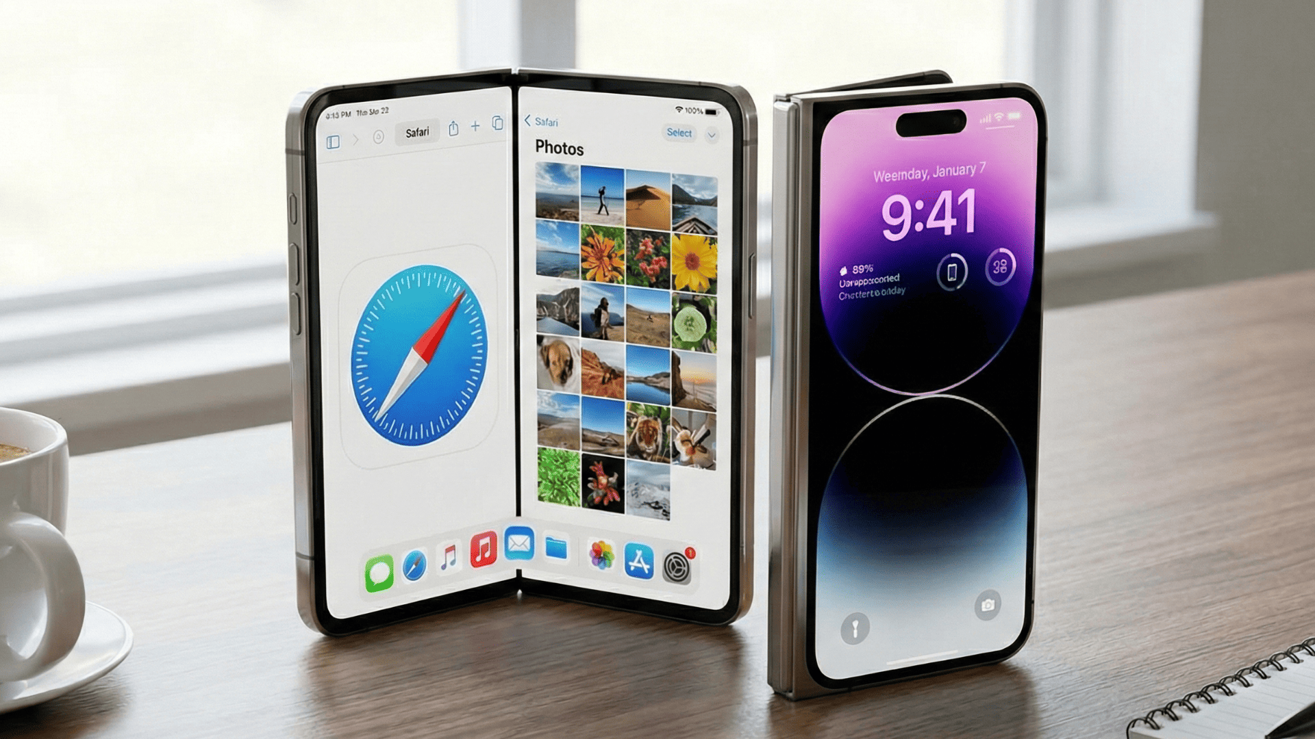 蘋果首款摺疊機iPhone Fold預計9月登場　搭台積電A20 Pro晶片效能大增