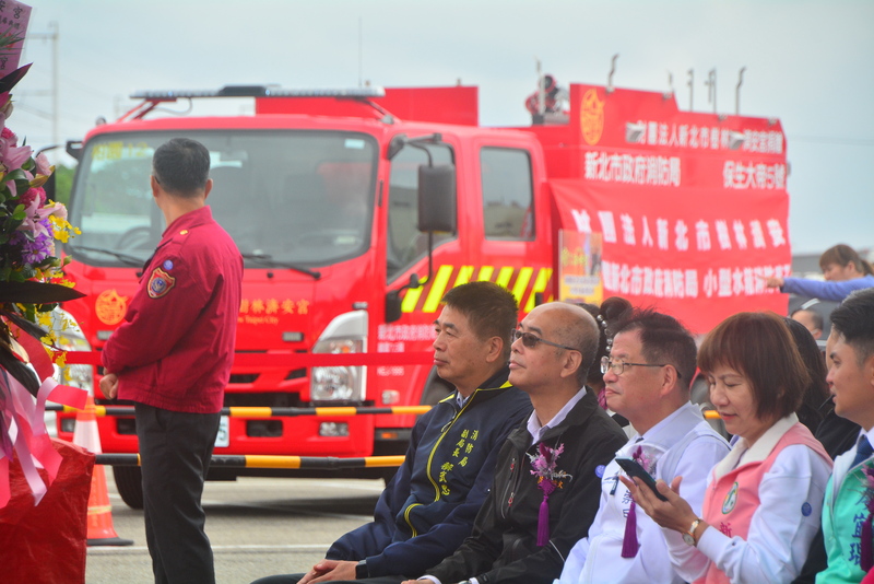 新北市樹林區濟安宮公益捐贈消防車 (圖)