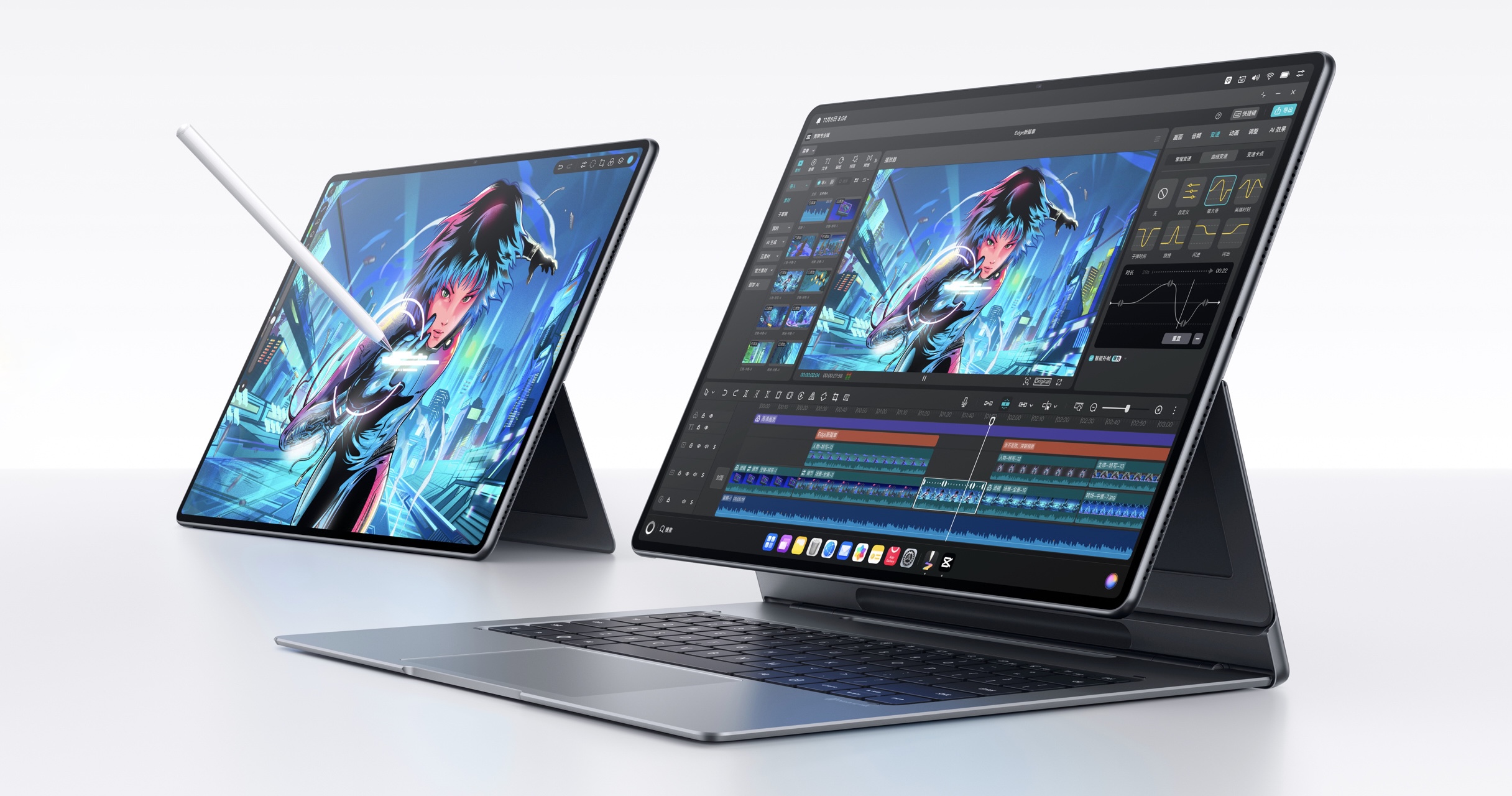 華為 MatePad Edge 來襲：一台 Surface 式裝置打通鴻蒙電腦、平板系統