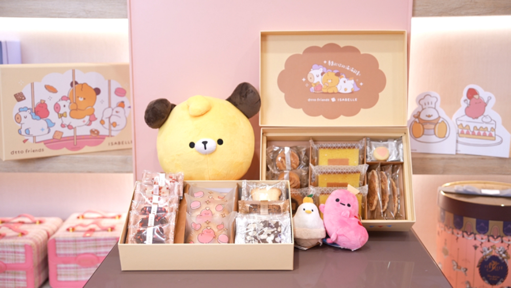 【有影】開箱最萌禮盒！伊莎貝爾× dtto friends聯名登場　療癒系甜點搶市