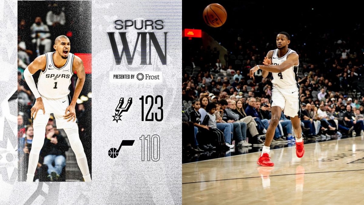 怪物再臨！溫班亞馬三分雨射穿爵士　馬刺三十勝入袋