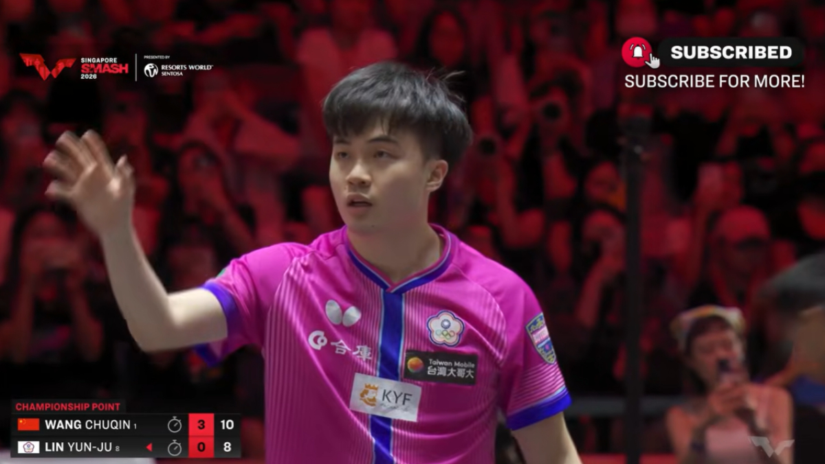 林昀儒苦戰不敵王楚欽　新加坡大滿貫奪亞軍！仍創生涯最佳成績