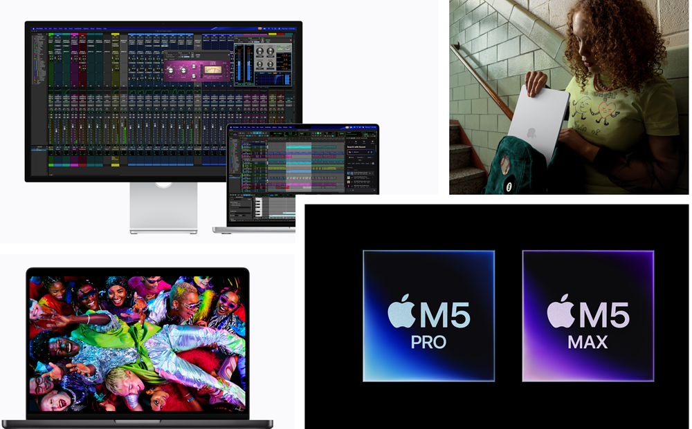 Apple 發表 M5 Pro、M5...