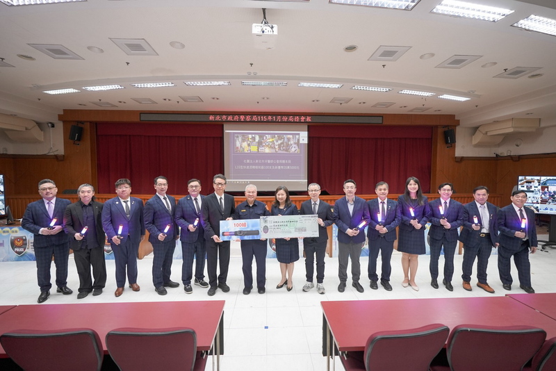 科技助執法　新北警獲贈酒測棒強化取締 (圖)