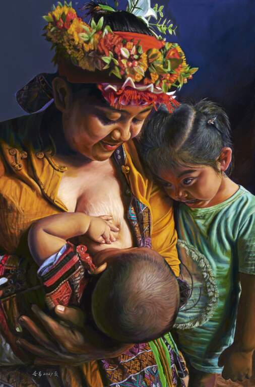 賴世昌　榮獲第7屆全世界人物寫實油畫大賽優秀獎作品