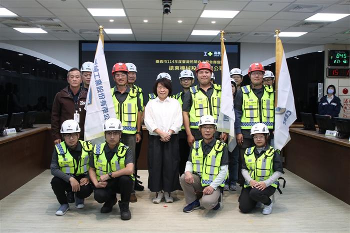 嘉義市防災績效獲肯定　3支T-CER...