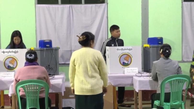 2021軍事政變後首次選舉 緬甸軍方全程主導