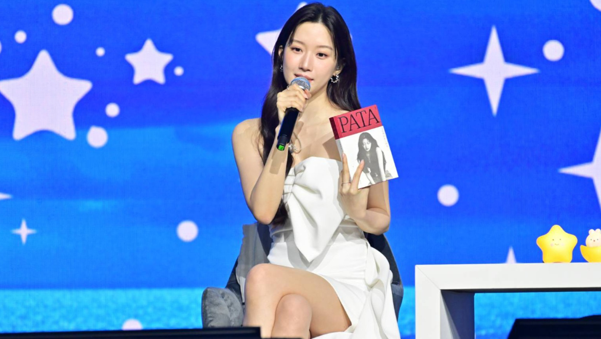 文佳煐香肩美腿全都露　甜撂台語：打給厚