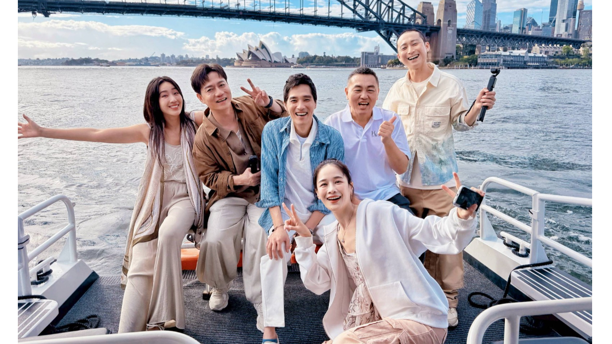 隋棠帶隊雪梨辦桌　偷閒品嚐在地美食