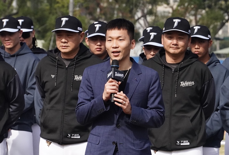 經典賽台灣隊開訓　李洋致詞 (圖)