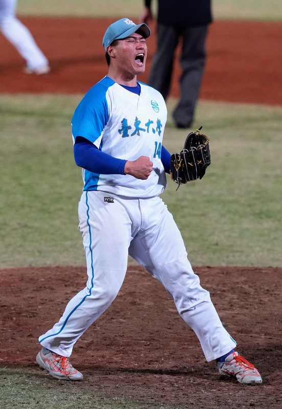 大專棒球聯賽林誠恩完封勝　助台東大學...