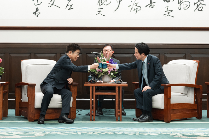 賴總統接見日本眾議員訪團 (圖)