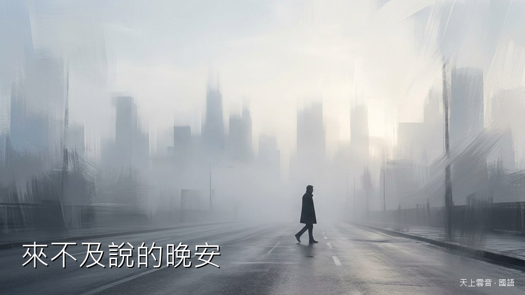 來不及說的晚安封面
