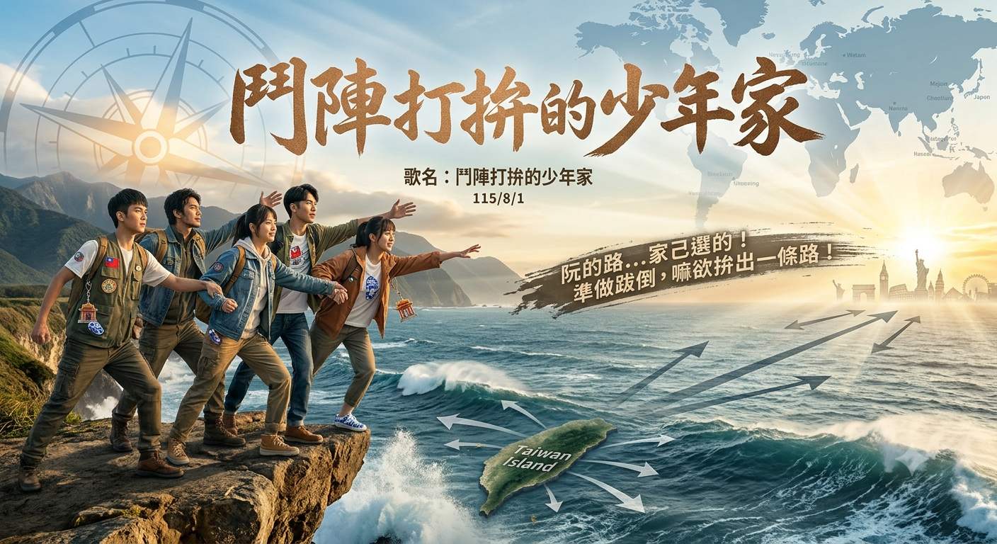 鬥陣打拚的少年家封面