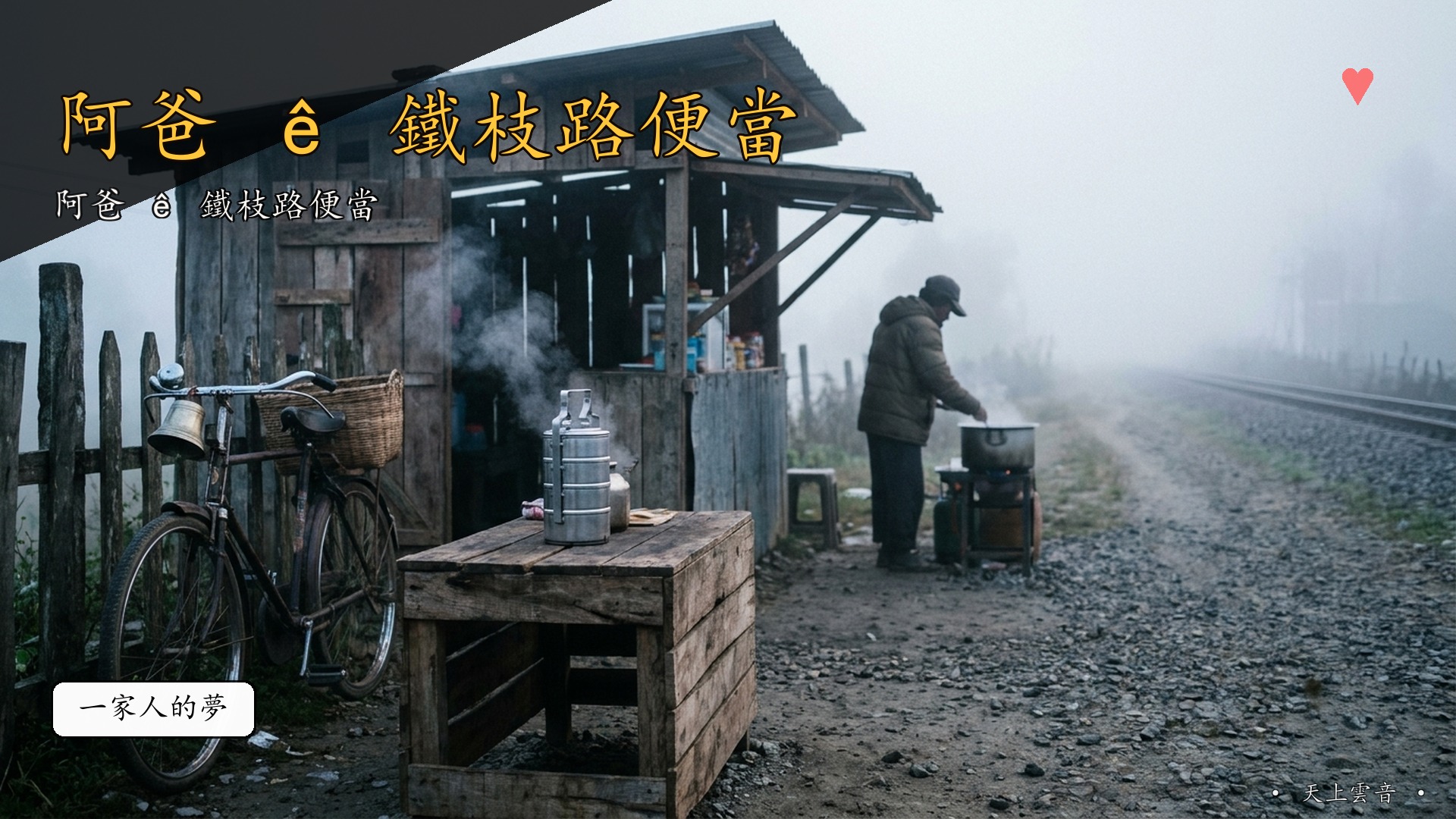 阿爸 ê 鐵枝路便當封面