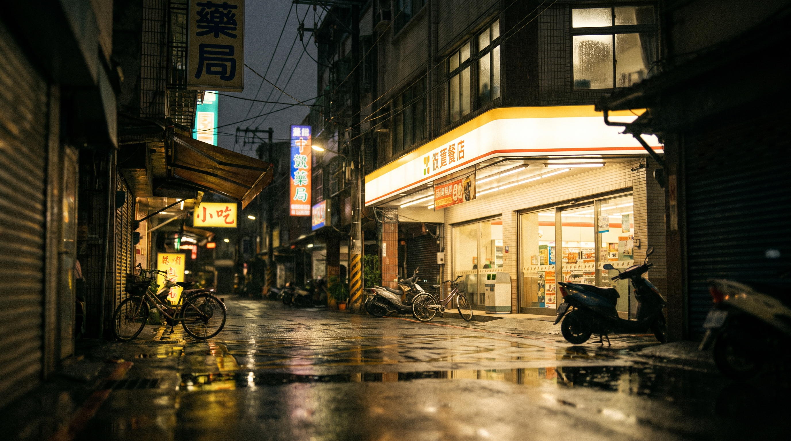 霓虹停車場的倒車雷達封面