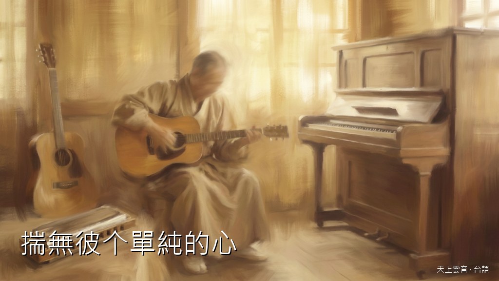 揣無彼个單純的心